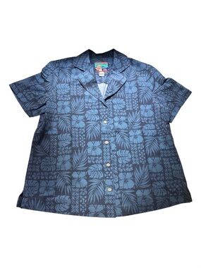 Joe Kealoha’s by Reyn Spooner Tropical Print Button Front Shirt